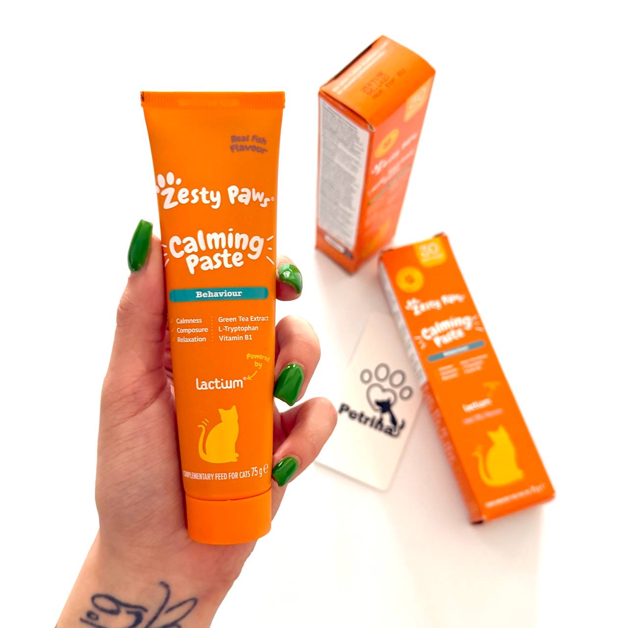 آرامش بخش گربه Zesty Paws Calming Paste | طعم ماهی | 75 گرم