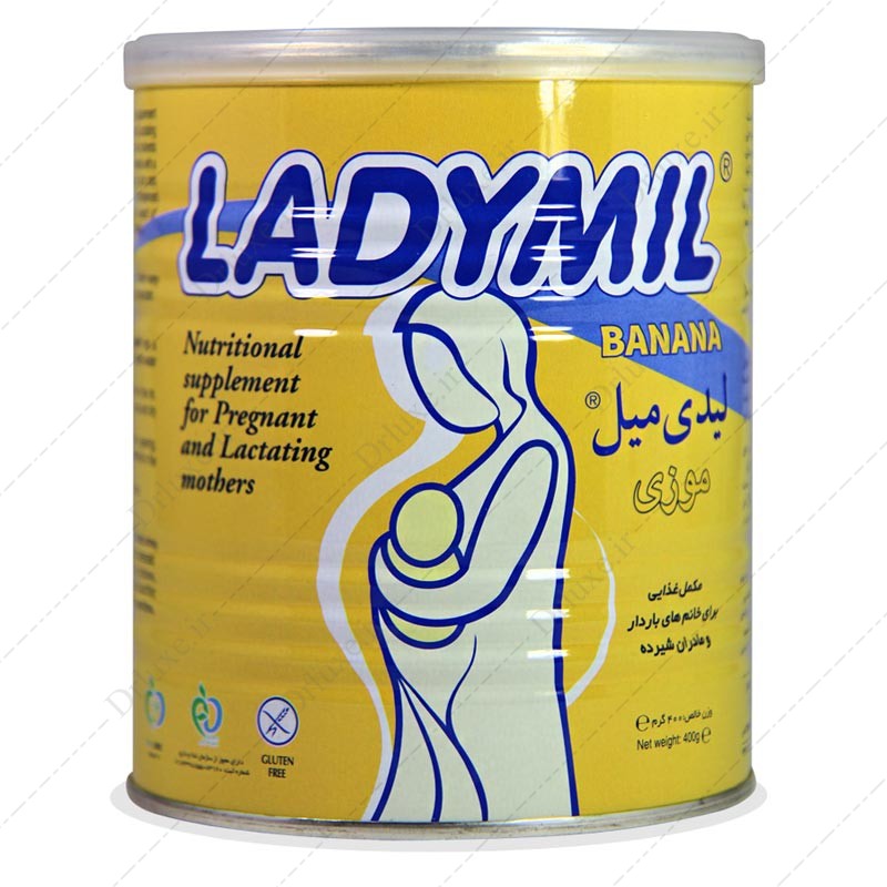 پودر لیدی میل فاسکا با طعم موز 400 گرم