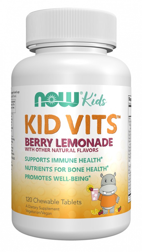 NOW Foods Kid Vits™ Berry Lemonade Chewable 120 Tablets