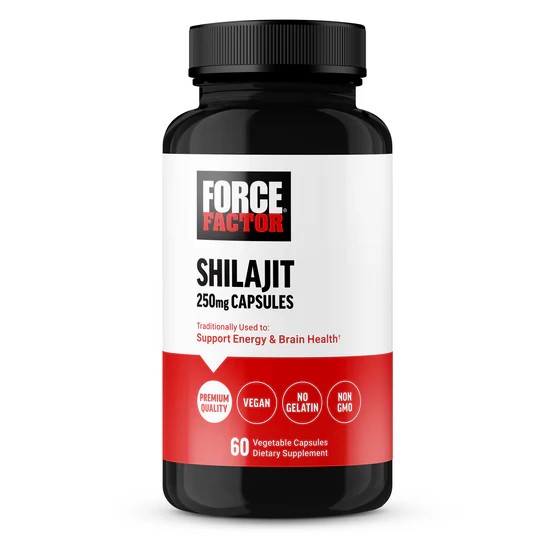 Force Factor Essentials Shilajit 60 Capsules
