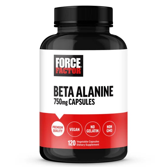 Force Factor Essentials Beta Alanine 750mg 120 Capsules