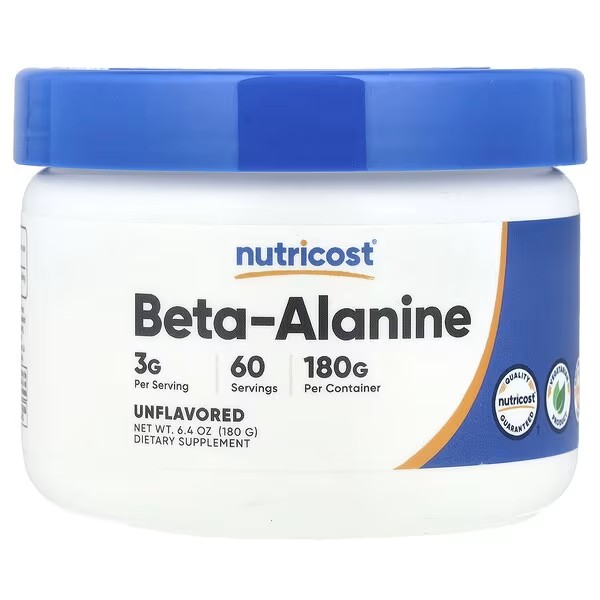 Nutricost Beta-Alanin Unflavored 180 g (6,4 oz.)