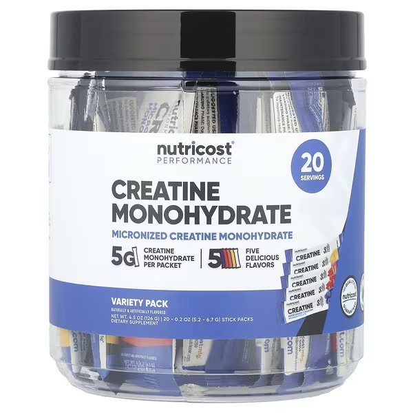 Nutricost Performance Creatine Monohydrate 20 Sticks