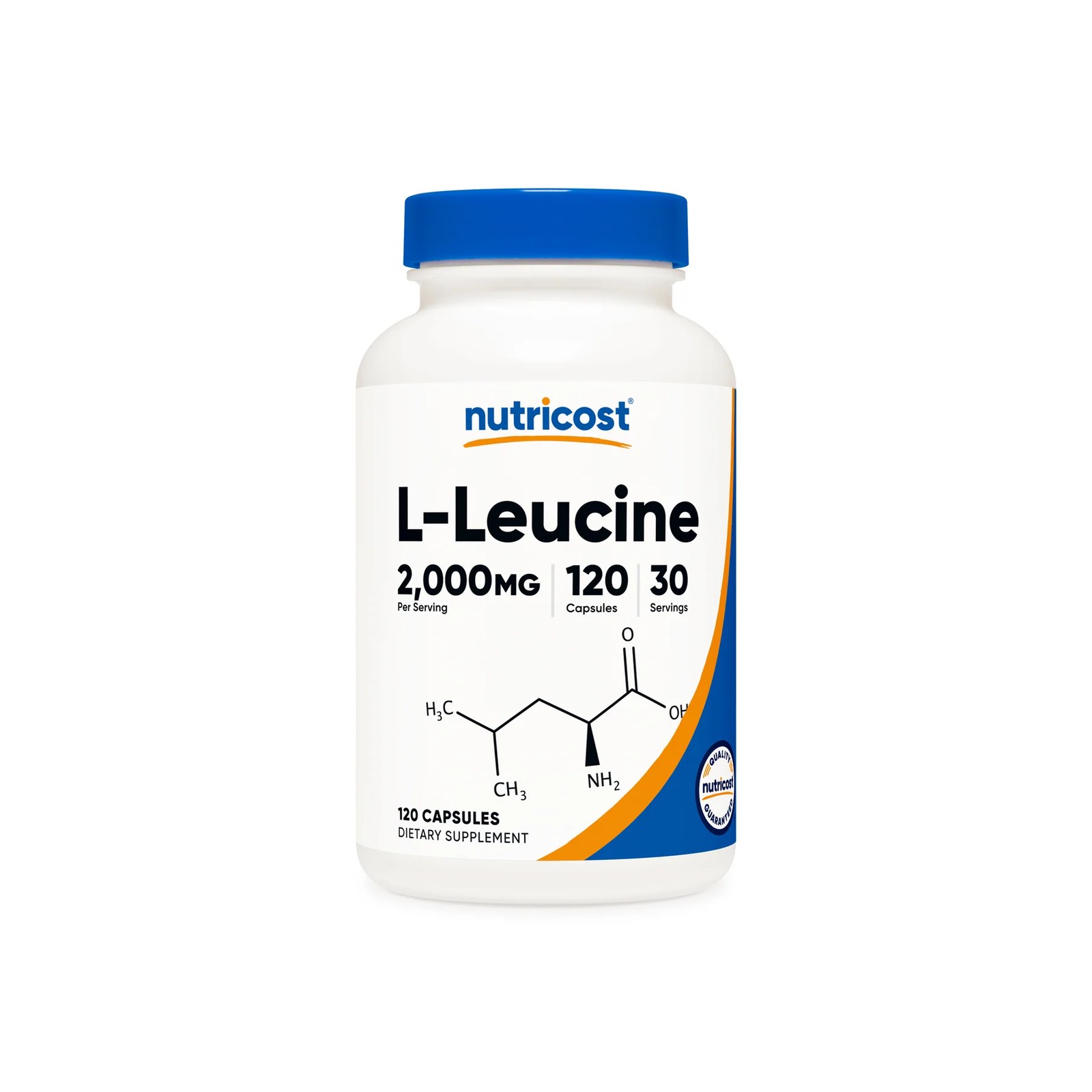 Nutricost L-Leucine 2000mg 120 Capsules