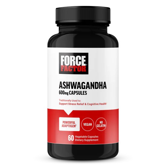Force Factor, Ashwagandha , 600 mg , 60 Vegetable Capsules