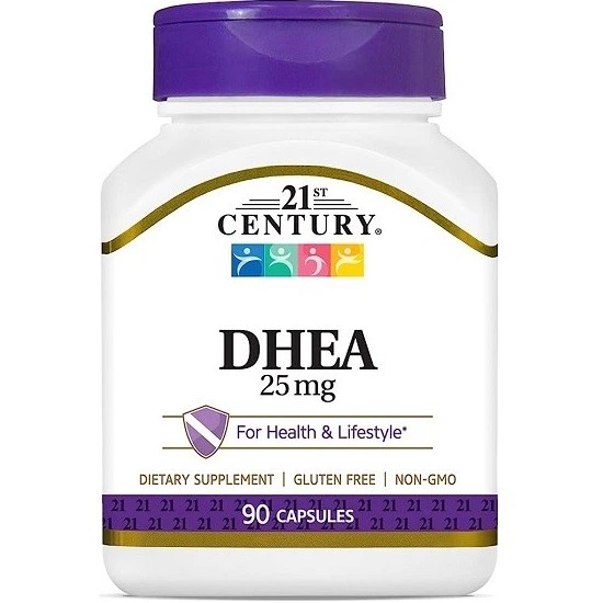 مکمل DHEA ۲۱ سنتری ۹۰ عددی کپسولDHEA-25 mg 90 cap…..21 CENTURY