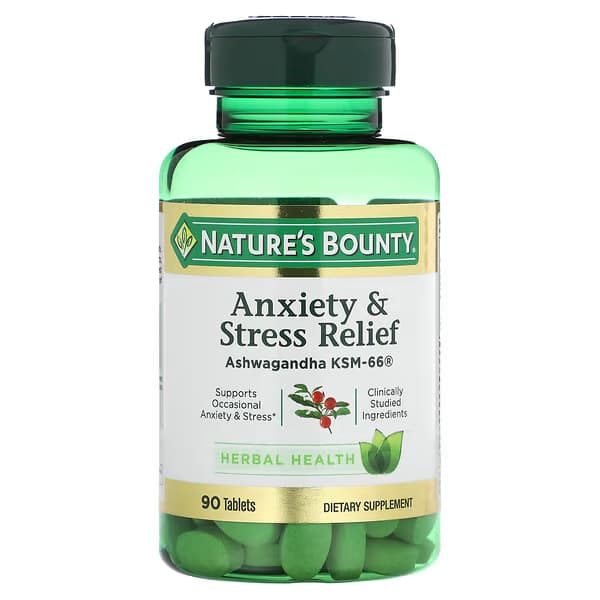 آشواگاندا 90 عددی نچرال بونتی | Nature’s Bounty Ashwagandha 90 Capsules
