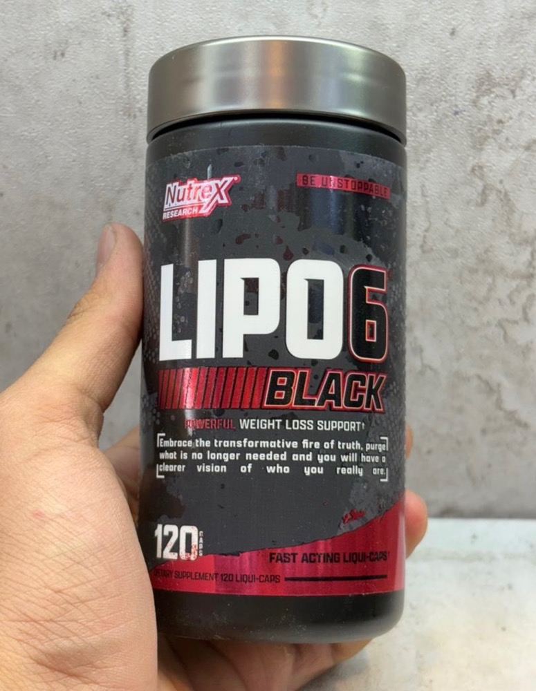 لیپوسیکس 120 تایی lipo 6 nutrex