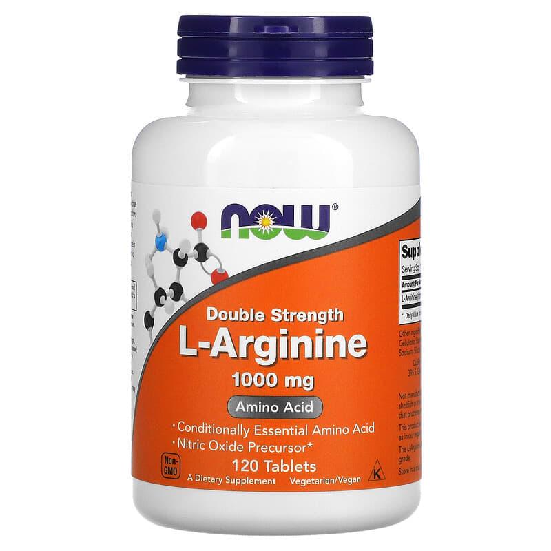 آرژنین ناو 1000 میلی‌گرم (NOW L-Arginine)
