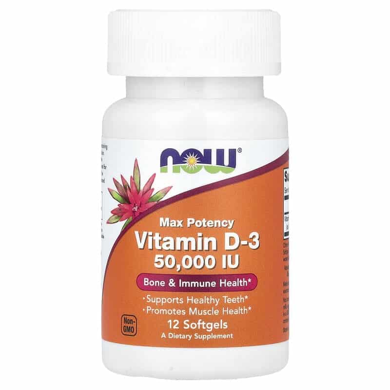 ویتامین د3 ناو (NOW Vitamin D3 50,000 IU)