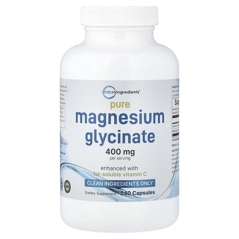 منیزیم گلیسینات مایکرو اینگریدینتس (Micro Ingredients Magnesium Glycinate 400 mg)