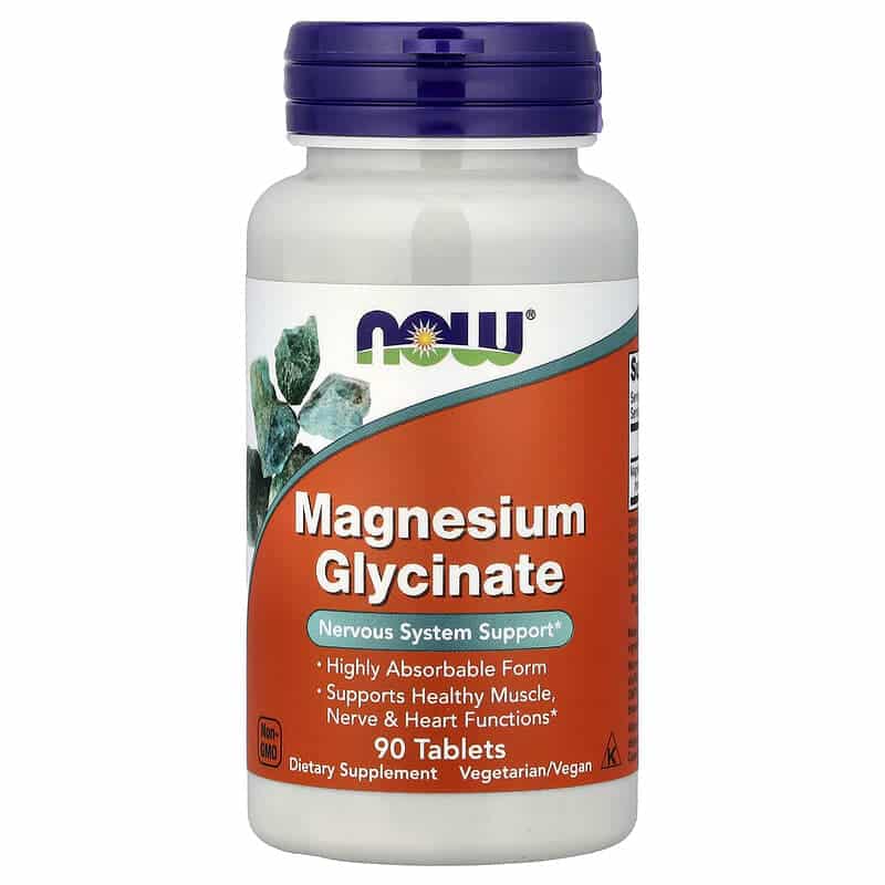 منیزیم گلیسینات ناو (NOW Magnesium Glycinate)