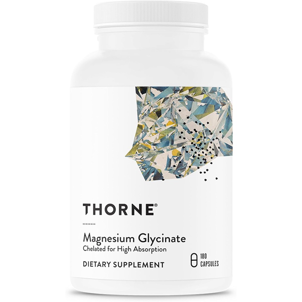 مکمل منیزیم THORNE Magnesium Glycinate – منیزیم گلیسینات کلاته، ۱۸۰ کپسول
