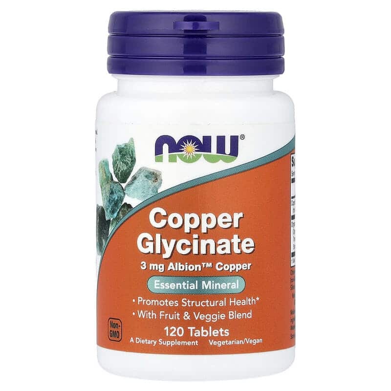 مس گلیسینات ناو (NOW Copper Glycinate)
