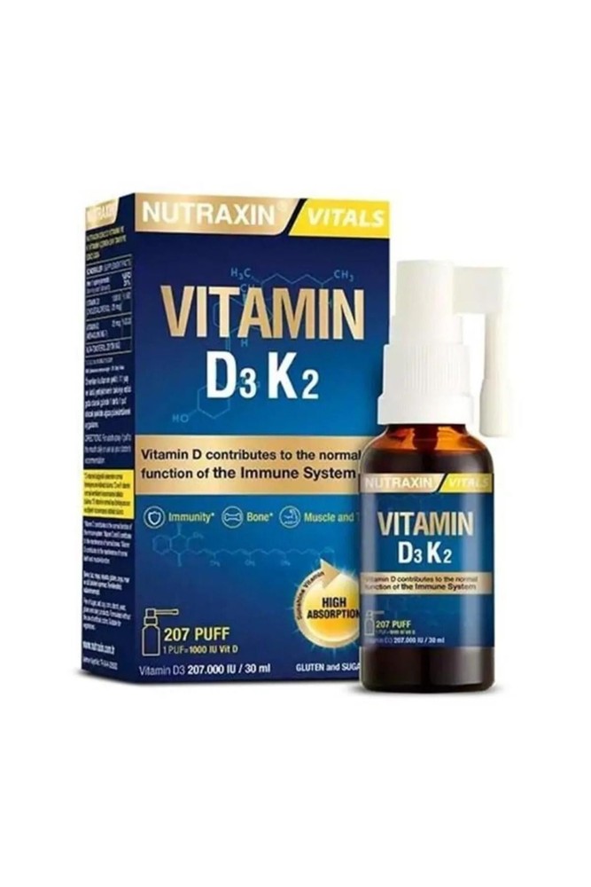 D3k2 Drop Nutraxin اورجینال