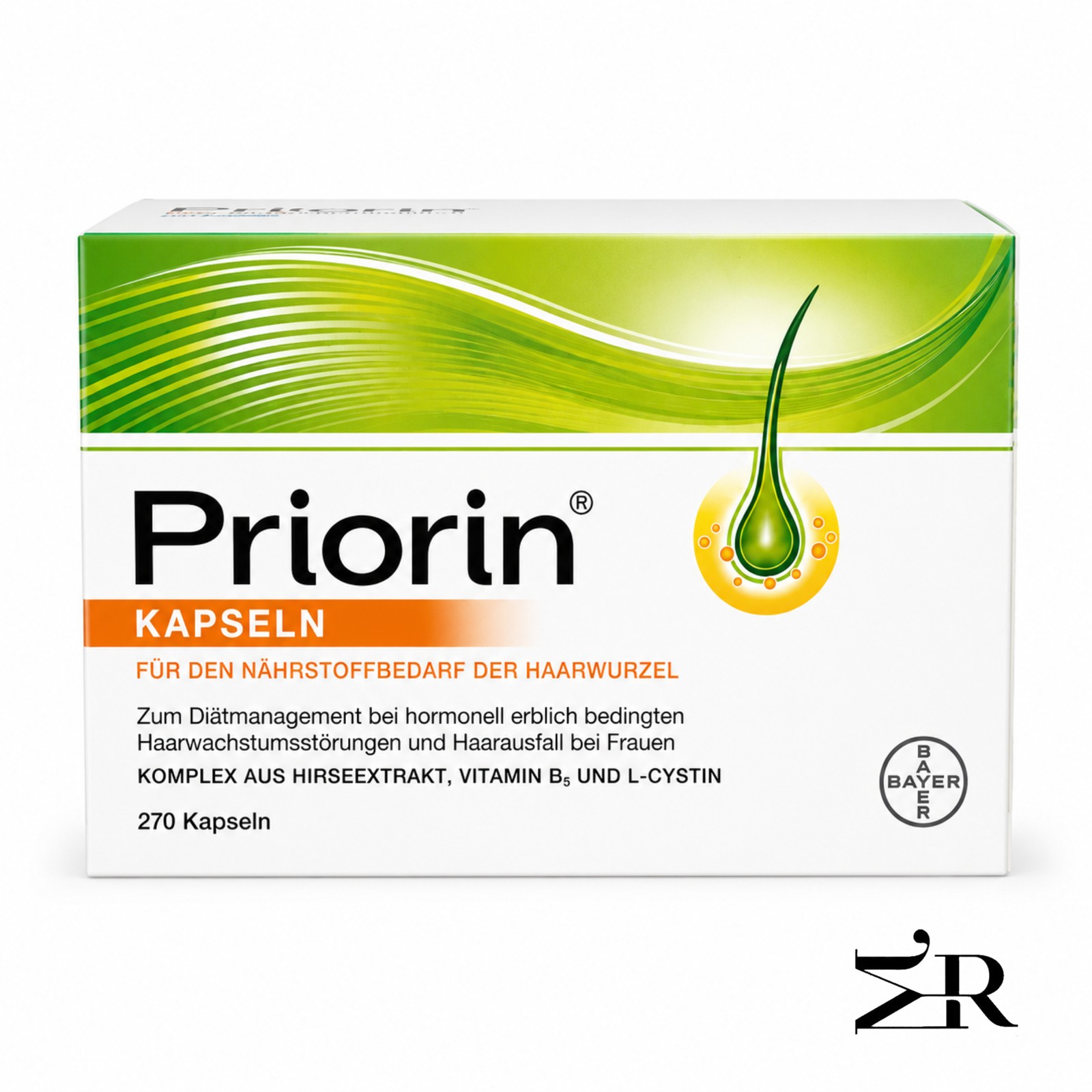کپسول پریورین بایر 120 عددی | مکمل تقویت مو و کاهش ریزش مو Priorin Capsules