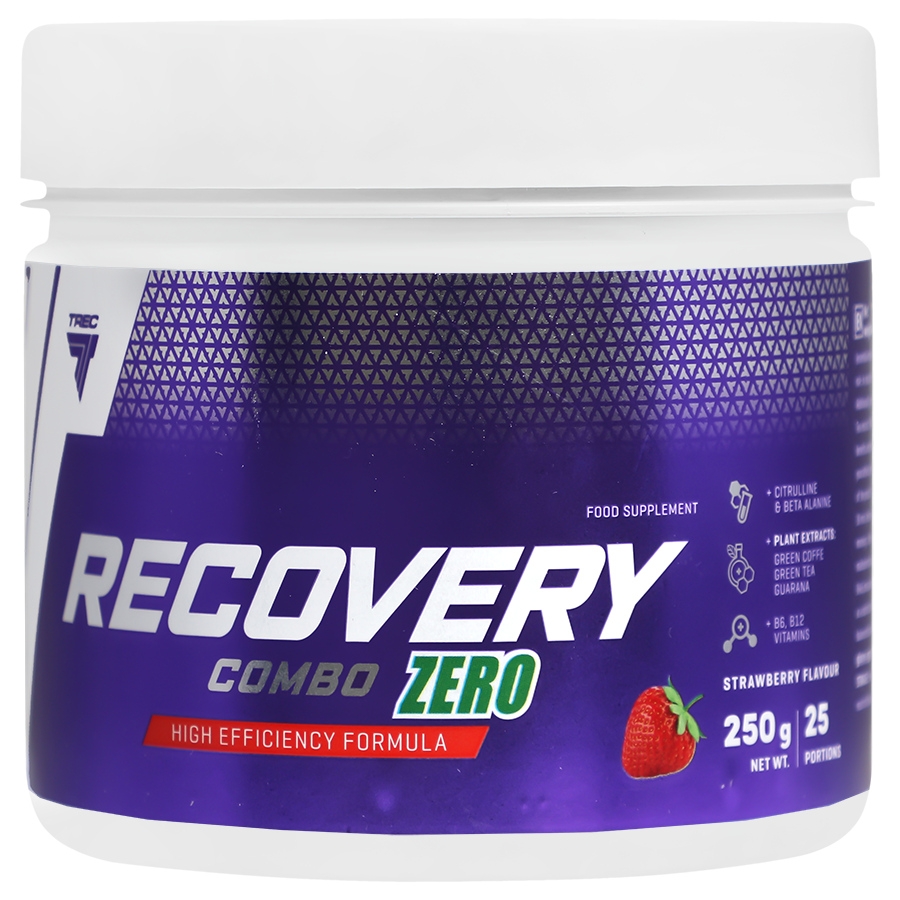 پودر ریکاوری کمبو زیرو ترک نوتریشن طعم توت فرنگی 250 گرم_Trec Nutrition Recovery Combo Zero 250 mg