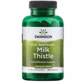 کپسول خار مریم Milk Thistle 500mg سوانسون امریکا (100 عددی) Swanson full spectrum