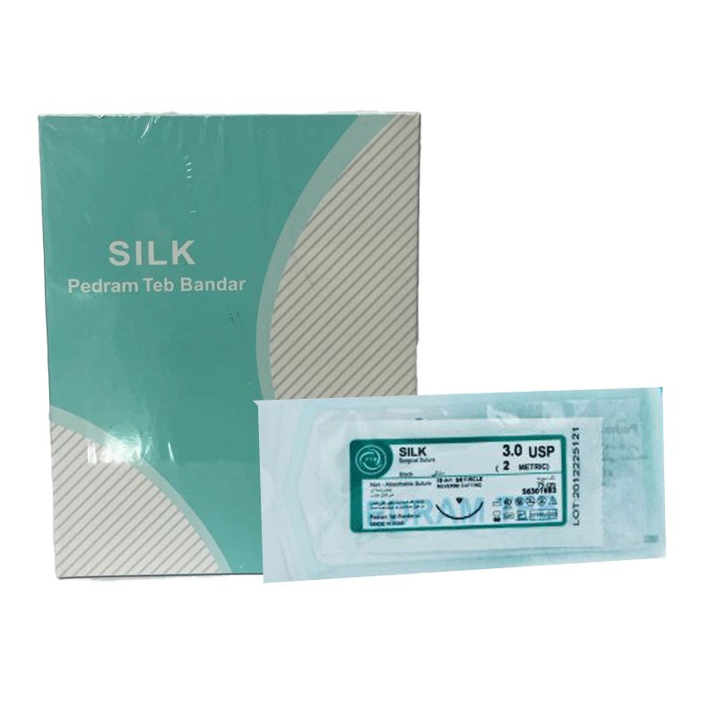 نخ بخیه silk پدرام طب