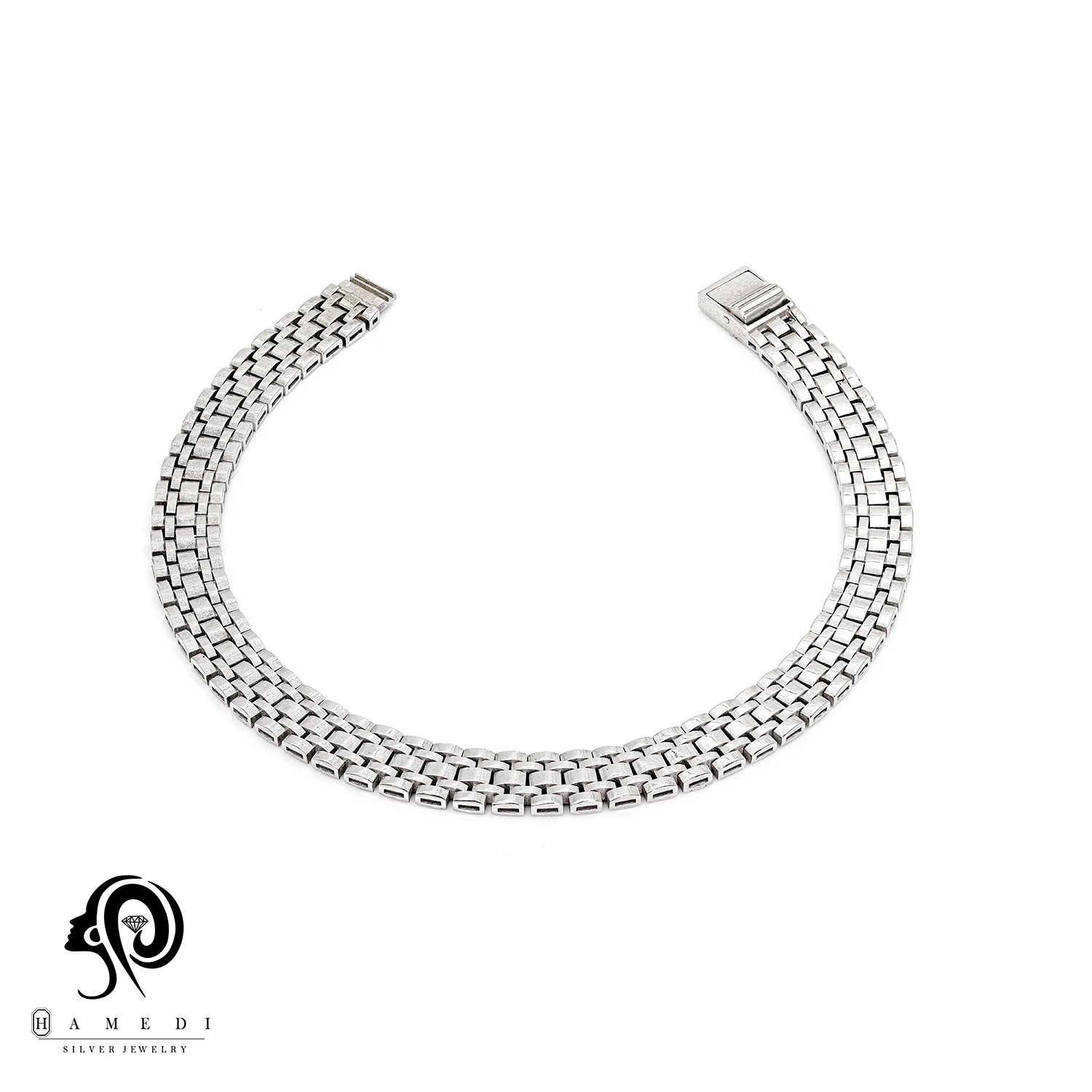 دستبند رولکس نقره زنانه اسپرتی مدل BE T33