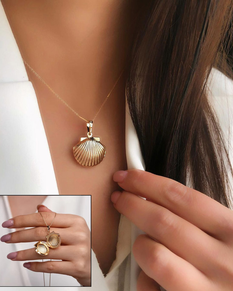 گردنبند صدف ژوپینگ
