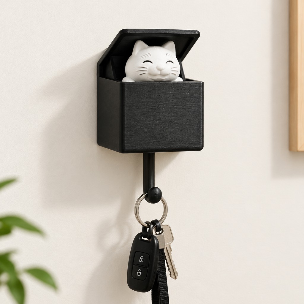 آویز دیواری کلید «گربه » ( Cat Hook)