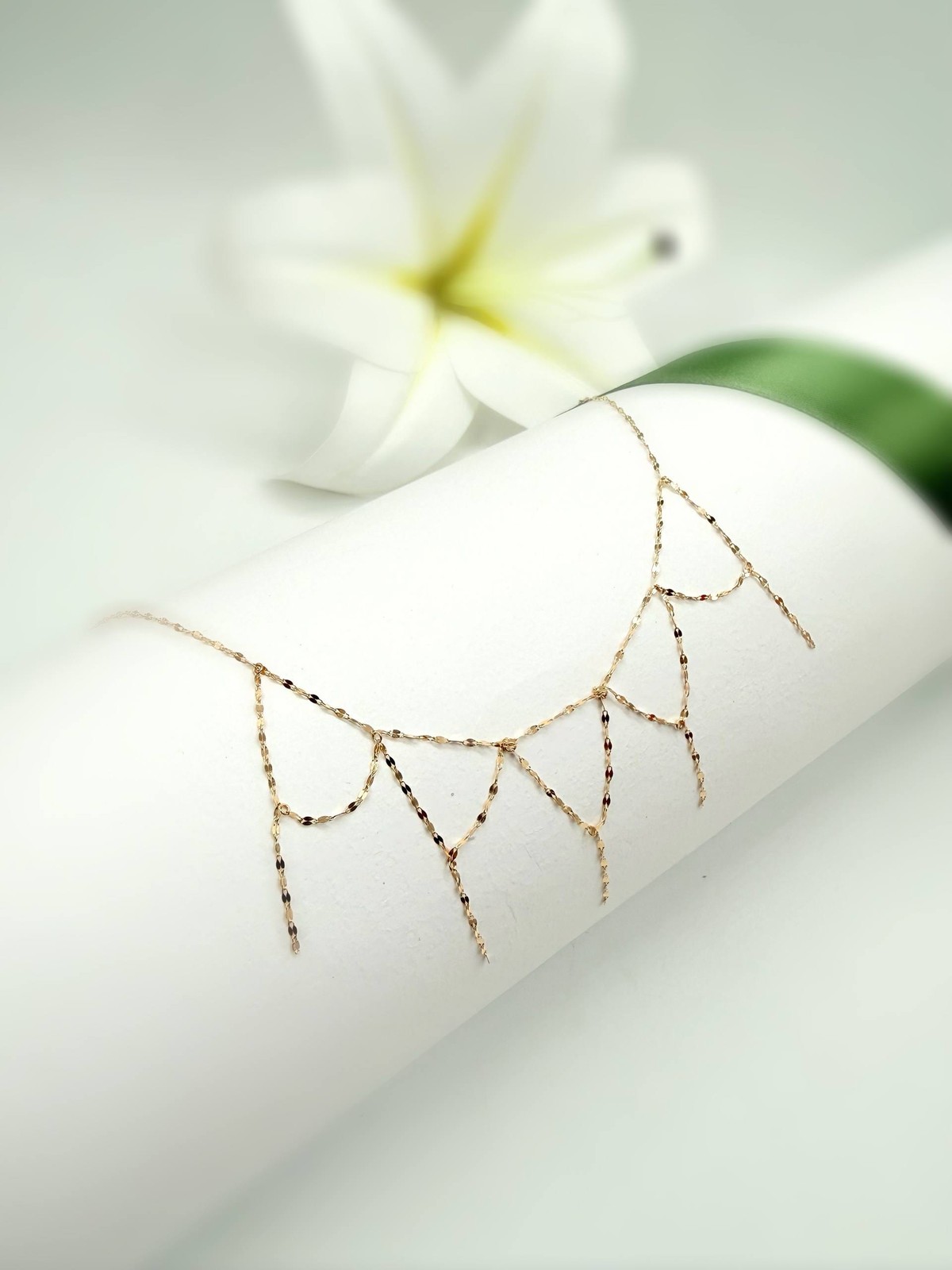 گردنبند شراره ای پیچ ساده