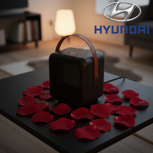 هیتر برقی خانگی فن دار طرح شومینه هیوندای Hyundai مدل TVN21-005