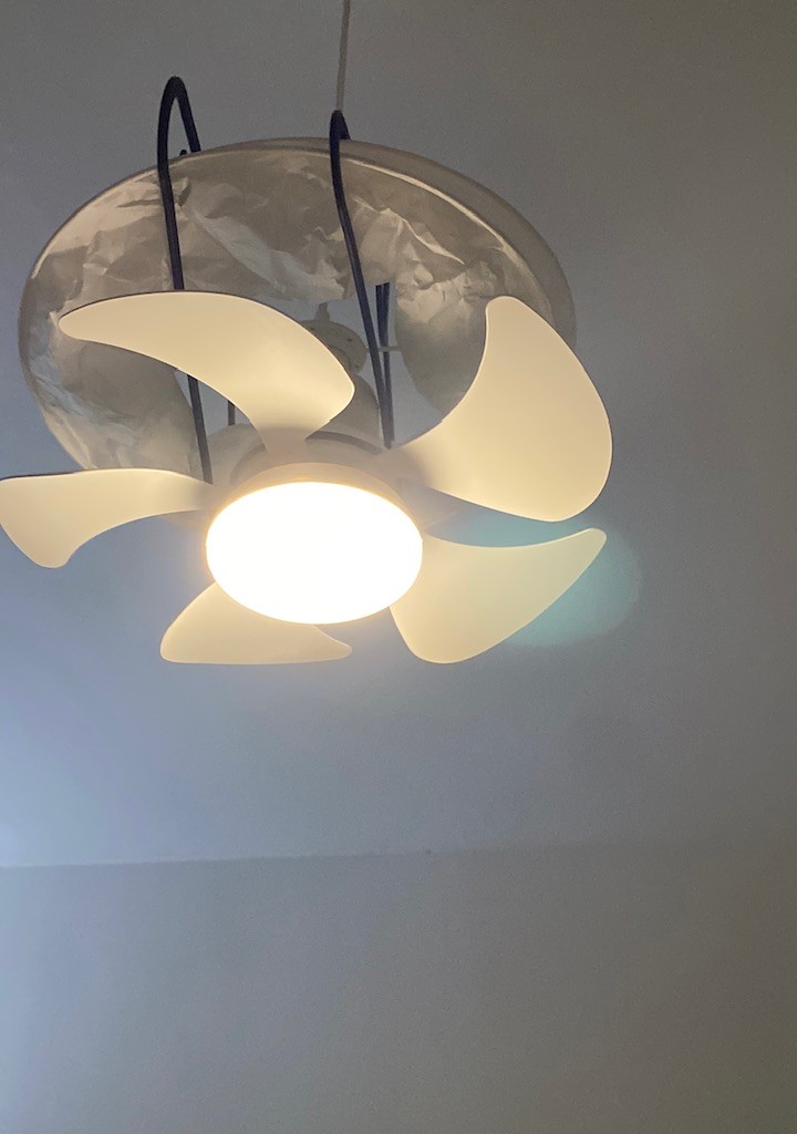 پنكه چراغ دار میلانو مدل Milano Mini E-27