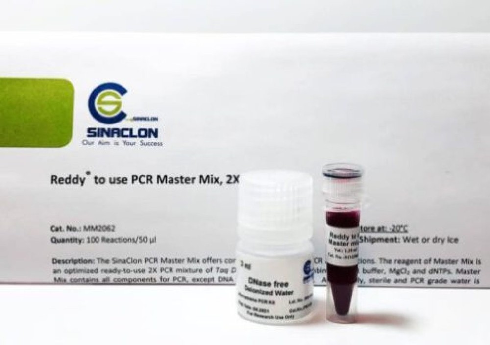 Reddy to use PCR Master mix 2x .100Tests/25ul-MM2062