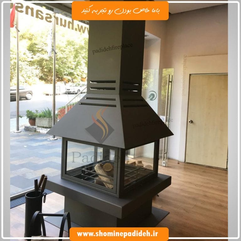 شومینه گازی چهارطرفه