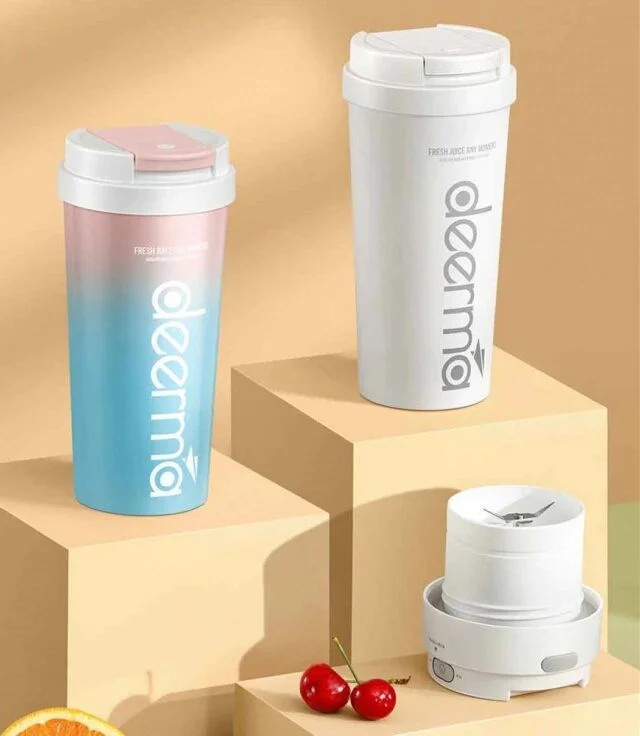 مخلوط کن و ماگ قابل حمل درما مدل NU90 ا Deerma NU90 blender(اصلی)