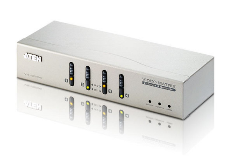 2×4 VGA/Audio Matrix Switch