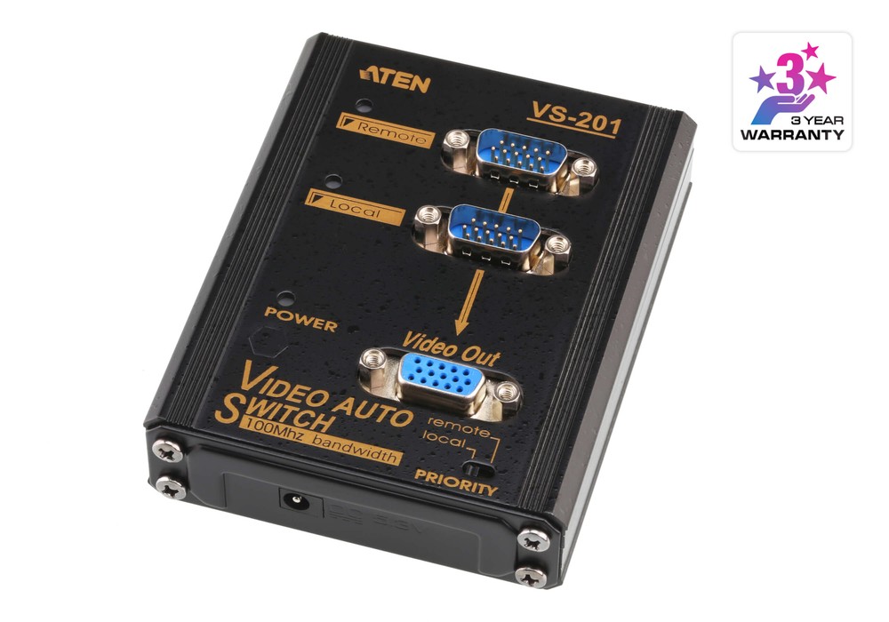 2Port VGA Switch Wall Plate