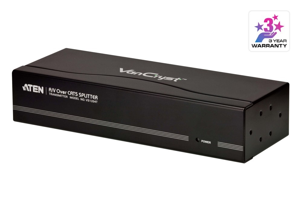 4Port VGA/Audio Cat 5 Splitter