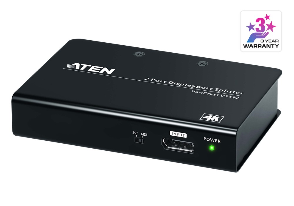 2port True 4K DisplayPort Splitter