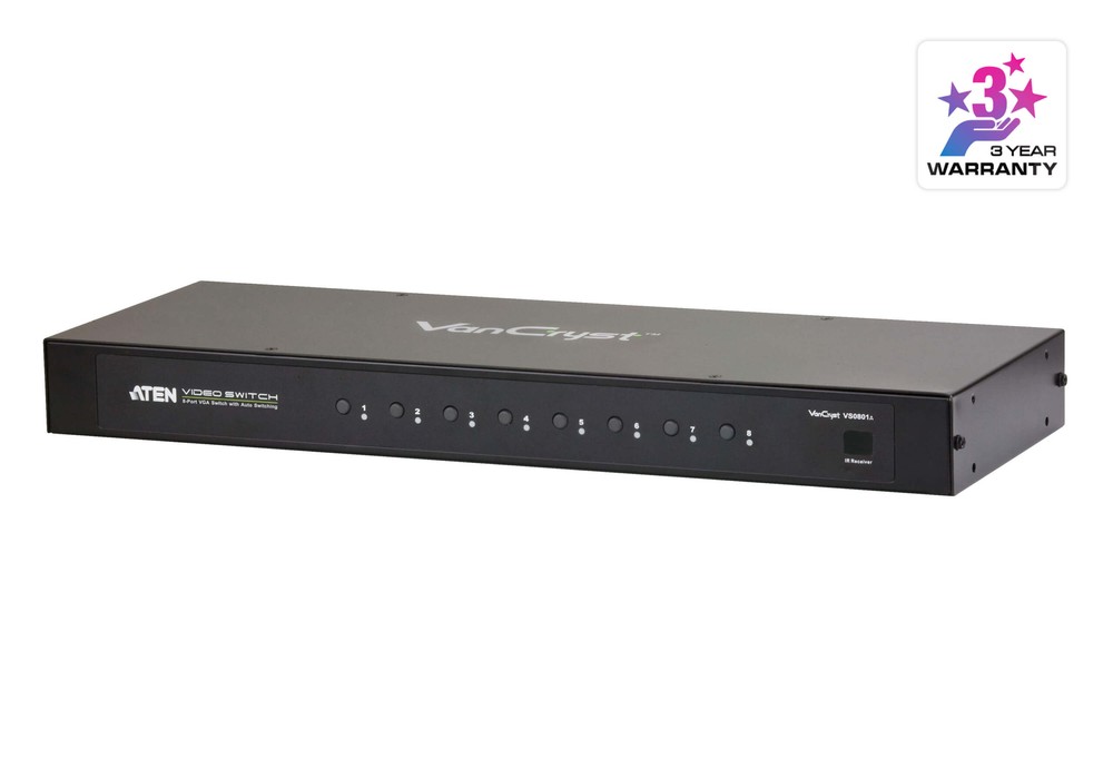 8Port VGA/Audio Switch with Auto Switching