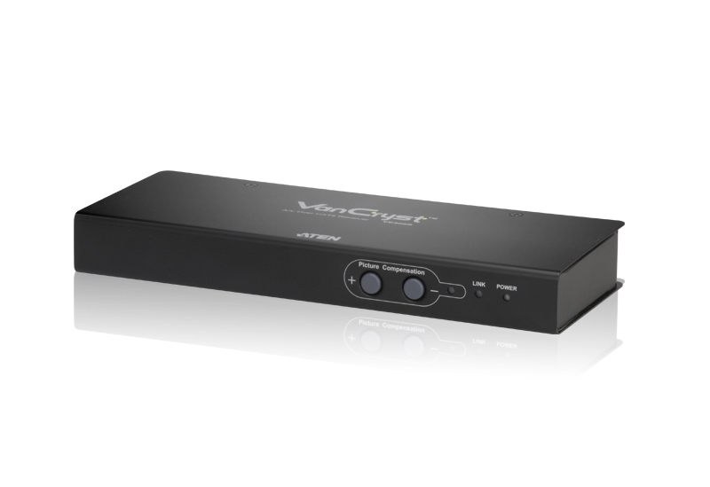 VGA/Audio Cat 5 Receiver with Auto Compensation (1280 x 1024@200m)