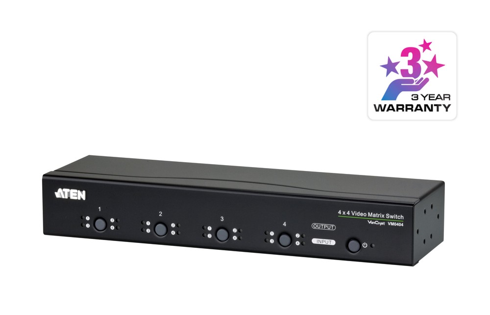 4×4 VGA/Audio Matrix Switch