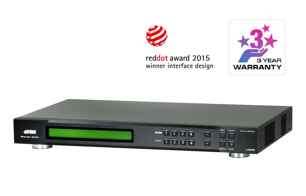 4×4 HDMI Matrix Switch with Scaler