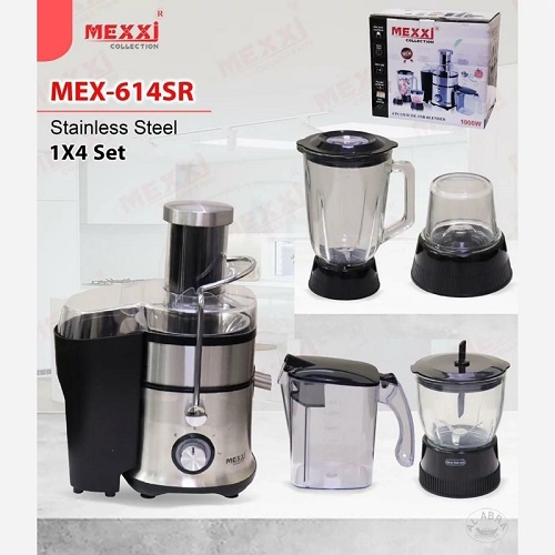 پخش آبمیوه‌گیر 4 کاره مکسی مدل mex-614-sr کد t370 عمده