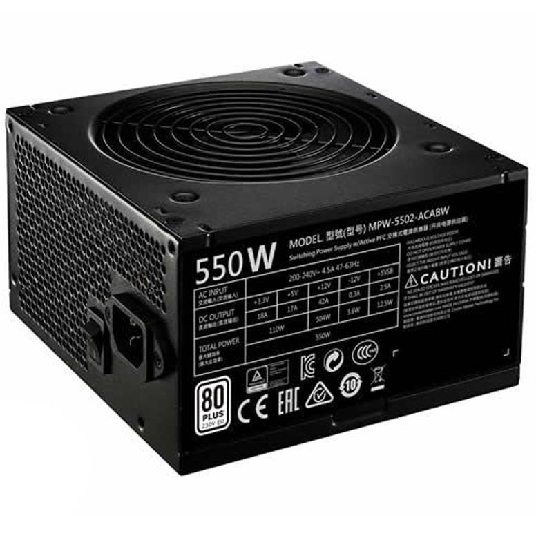 پاور کامپیوتر 550 وات کولرمستر مدل MWE 550 WHITE