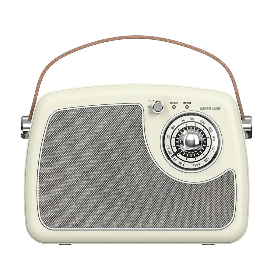 رادیو و اسپیکر بلوتوث گرین لاین Green Lion Retro Radio Speaker