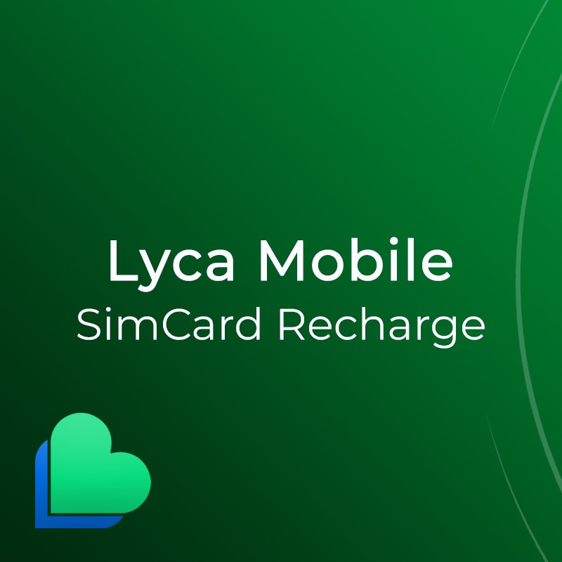 شارژ سیم کارت Lyca Mobile ایتالیا