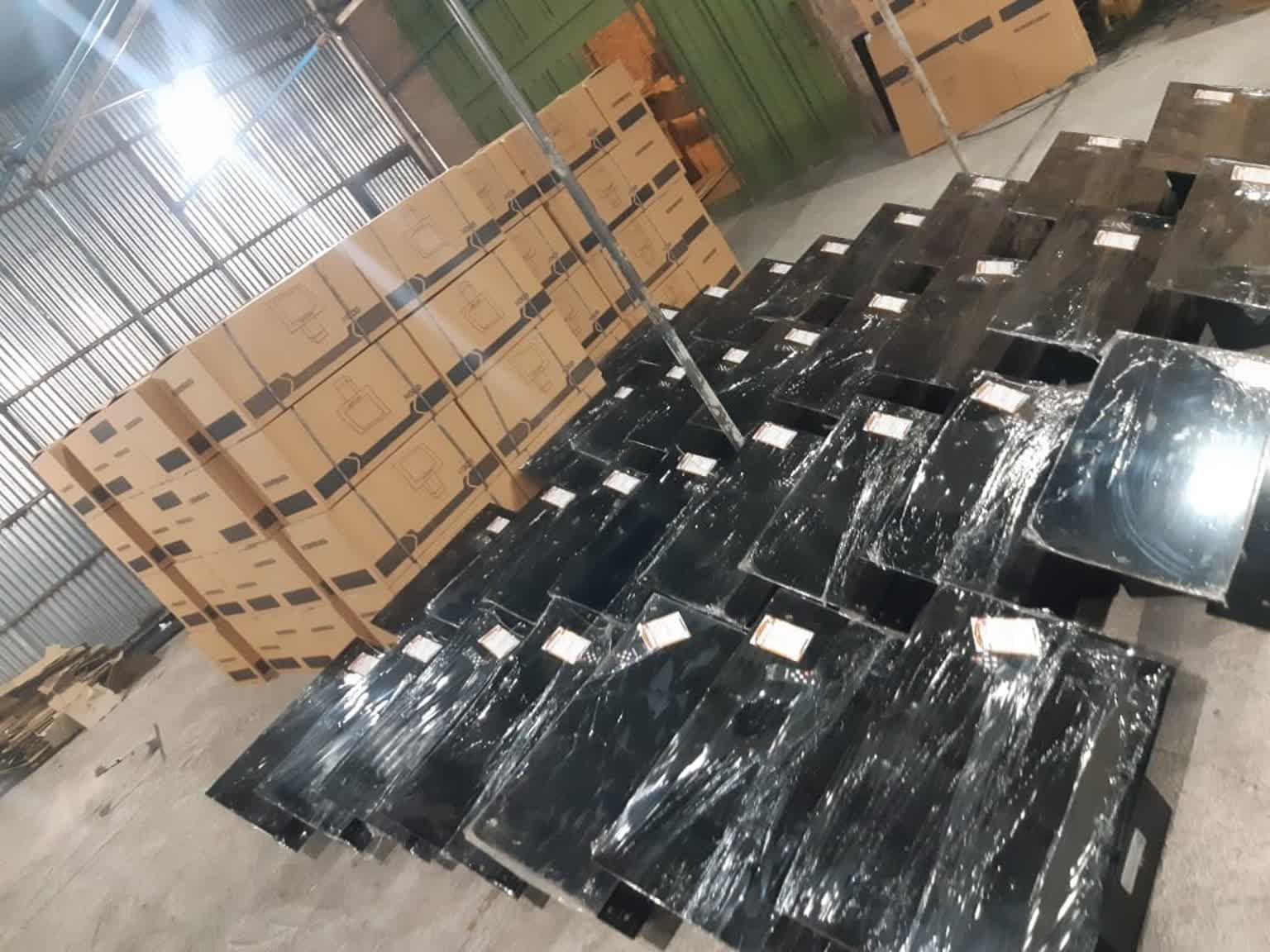 هود لمسی پارسه مشکی فلز