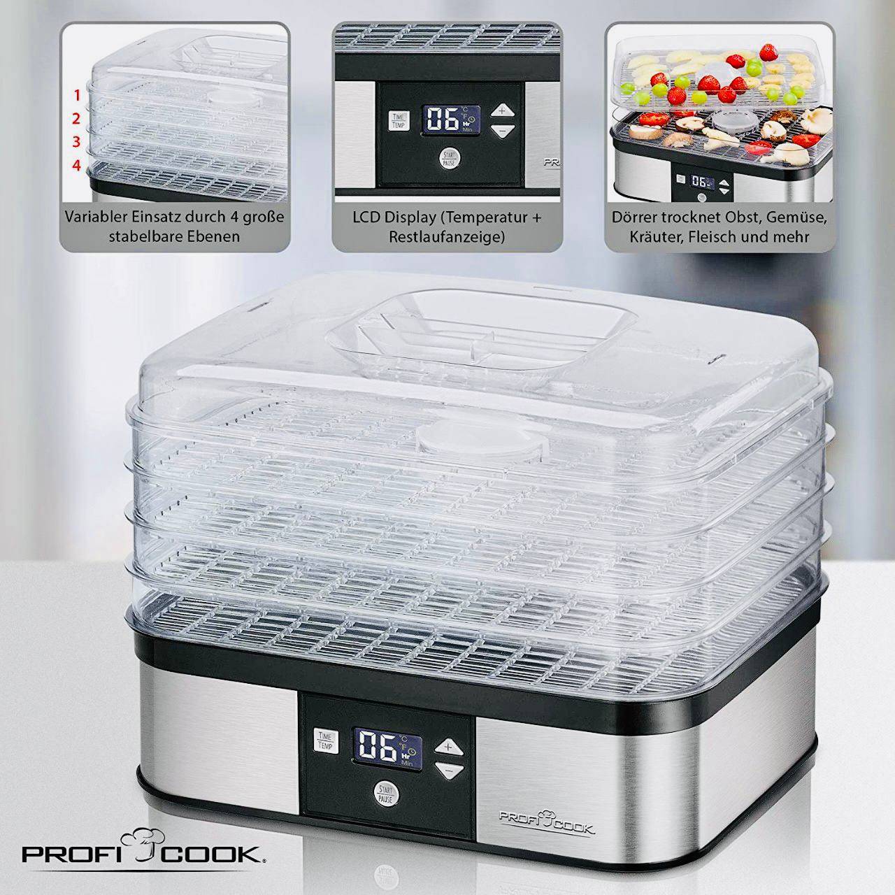 میوه خشک کن مارک پروفیکوک مدل pc-dr1116