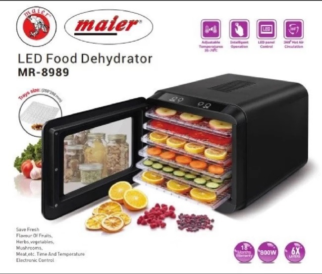 میوه خشک کن مایر Maier led food dehydrator MR-8989