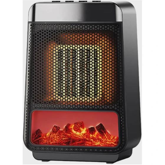 🔥🪵 هیتر سرامیکی رومیزی با طرح شومینه سه بعدی (Flame Heater) 🪵🔥
