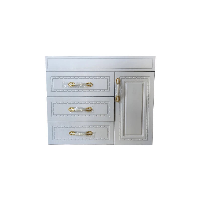 کابین خالی بدون اجاق گاز صفحه‌ای مدل M6 با سه کشو و یک درب در 6 رنگ
