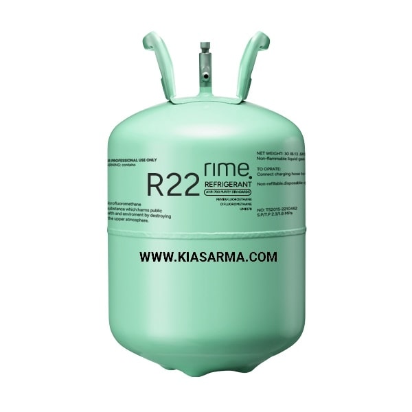 گاز مبرد فریون R22 رایم (rime)